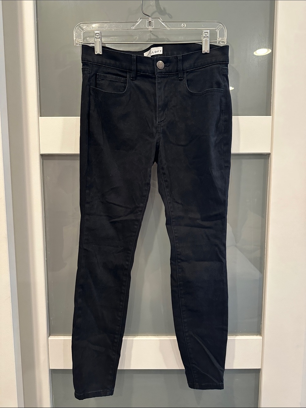 LOFT Black Skinny Chino - Slim Fit